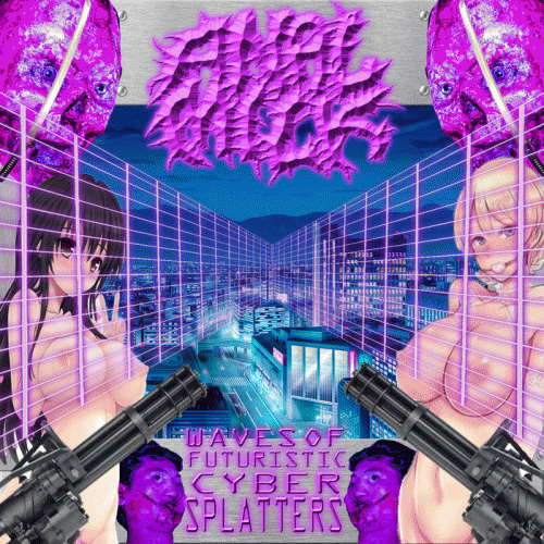 Waves of Futuristic Cyber Splatters